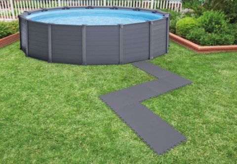 Mata piankowa puzzle 50x50cm 8 sztuk pod basen INTEX 29084