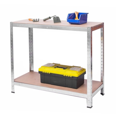 Regał metalowy magazynowy zestaw 2 szt. 180 x 90 x 40 cm Plonos PL-702 Regał metalowy magazynowy zestaw 2 szt. 180 x 90 x 40 cm Plonos PL-702