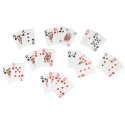 MUDUKO Trefl karty do gry Poker 100% plastik 55szt.