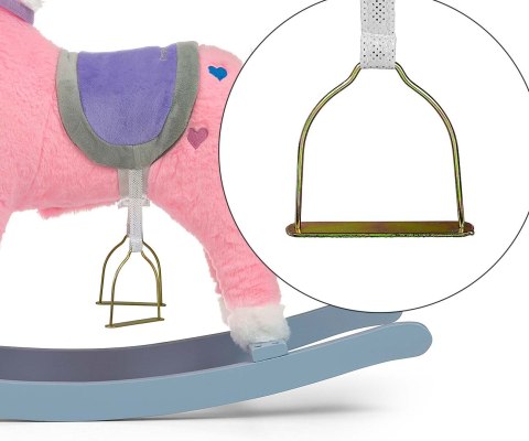 Milly Mally Koń na biegunach bujak Łatek Pink Milly Mally Koń na biegunach bujak Łatek Pink