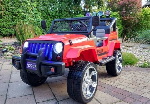 Auto na Akumulator S2388 Jeep Czerwony
