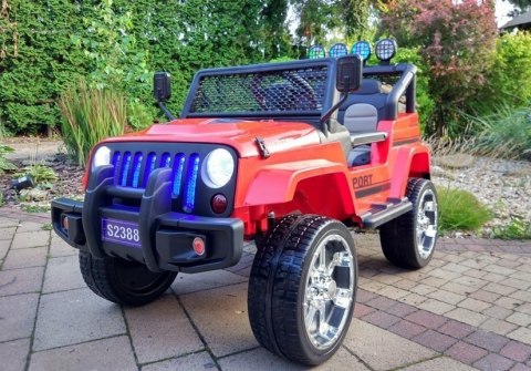Auto na Akumulator S2388 Jeep Czerwony
