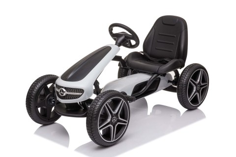 Gokart Mercedes Benz Biały