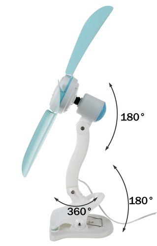 Wentylator łopatkowy+ klips