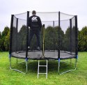 Trampolina ogrod.305cm- zewn.siatka - 4 nogi T5560