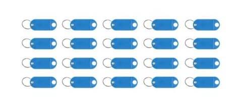 Zestaw brelok/identyfikatory do kluczy 100 szt