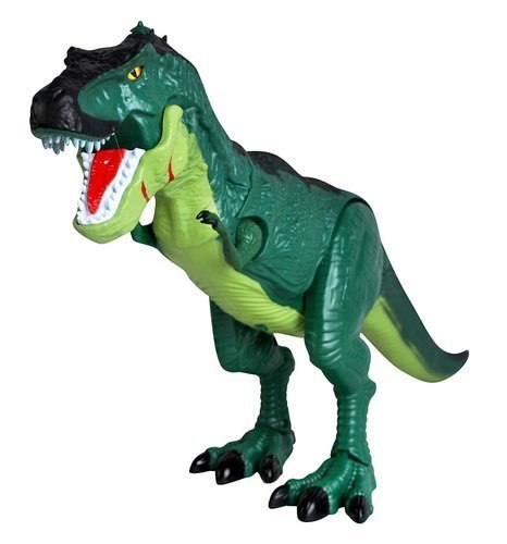 Dinozaur zdalnie sterowany ziejący ogniem