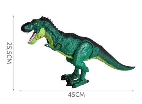 Dinozaur zdalnie sterowany ziejący ogniem