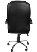 Fotel biurowy skóra eko - czarny MALATEC