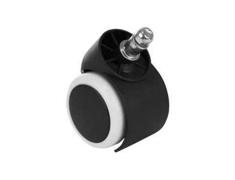 Kółka do fotela biurowego - 5szt - białe