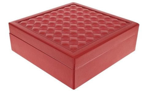 Kuferek na biżuterię - bordowy Beautylushh