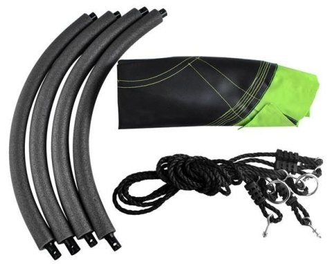 Huśtawka bocianie gniazdo 100cm zielono-czarna