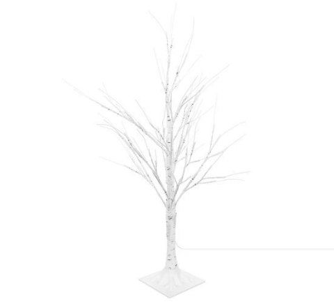 Drzewko ozdobne brzoza 90cm - Lampki LED 24V