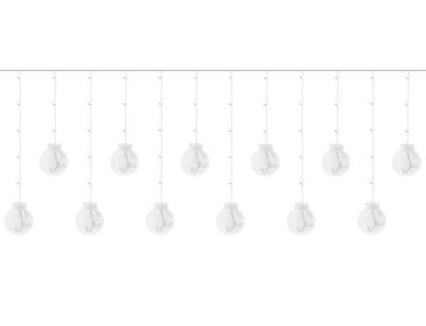 Kurtyna świetlna 108LED - ciepły biały 31V KŚ11346