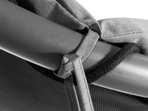 Huśtawka ogrodowa z daszkiem szara