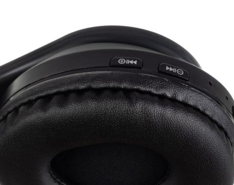 Słuchawki bezprzewodowe z uszami kota - czarne