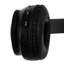 Słuchawki bezprzewodowe z uszami kota - czarne