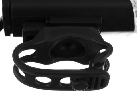 Lampka rowerowa LED USB + tylne światło