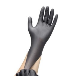 Rękawice nitrylowe 100szt. L - czarne