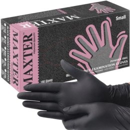 Rękawice nitrylowe 100szt. S - czarne