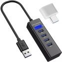 Hub USB- 4 porty USB 3.0 Izoxis 19157