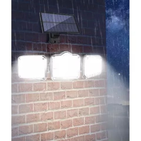 Lampa solarna 171 LED z panelem zewnętrznym Izoxis