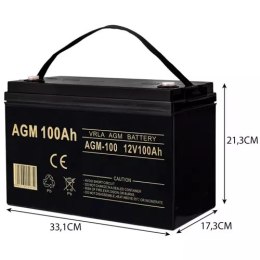 Akumulator AGM 12V 100AH auta s na akumulator