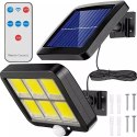 Lampa solarna ścienna 120 LED COB Izoxis 19892