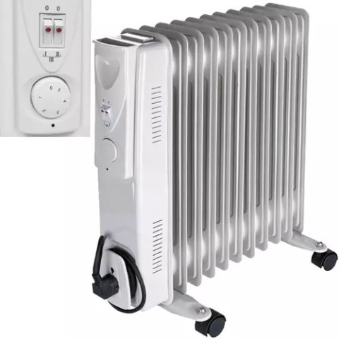 Grzejnik olejowy 2500W Comfort 11 żeberek