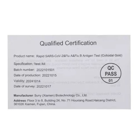 Test Combo 3w1 - COVID-19, GRYPA A+B