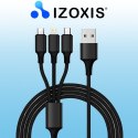 Kabel USB 3w1 Izoxis 22194