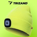Czapka zimowa z latarką- żółta Trizand 22664