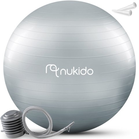 Kopia Piłka ciążowa do aerobiku 65 cm NS-951 szara