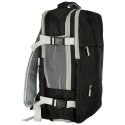 Plecak podróżny do samolotu wodoodporny kabel USB 45x16x28cm