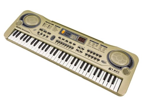 Keyboard MQ-811 Organki, 61 Klawiszy, Zasilacz, Mikrofon, USB Przecena 1