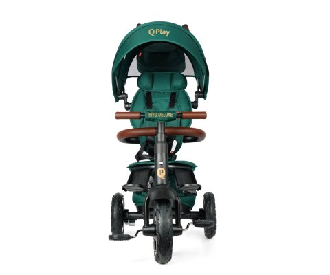 Qplay Rowerek Trójkołowy Rito Deluxe Rubber Green Qplay Rowerek Trójkołowy Rito Deluxe Rubber Green
