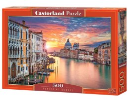Puzzle 500-elementów Venice at sunset Wenecja zachód widok