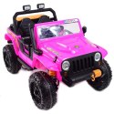 mega jeep 4 speed dla dziecka i dla rodzica 4x4, do 100 kg - sterowanie telefonem, walizka - hit/xb1118