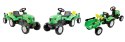 traktor na pedały z przyczepą i akcesoriami/tr3001