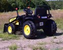 mega traktor z łyźką - ładowarką. miękkie siedzenie, pilot, radio fm/hl389