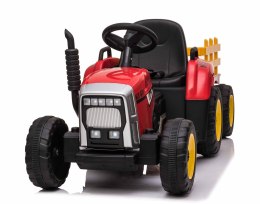 super traktor blow - na akumulator z przyczepą, miękkie koła, miekkie siedzenie, pilot/xmx611