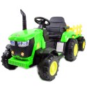 mega traktor na akumulator z przyczepą. miękkie siedzenie, pilot, /hl3388