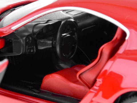 Auto metalowe model Alfa Romeo 8C Competizione skala 1:32 światła