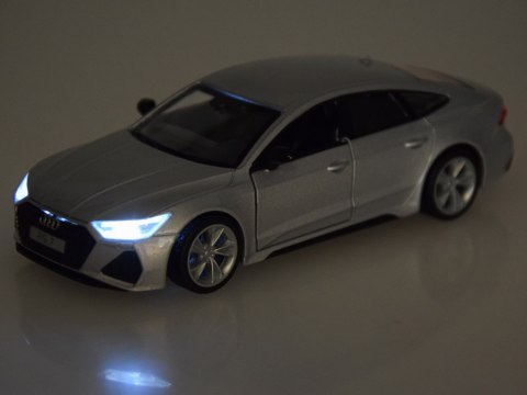 Auto metalowe model Audi RS 7 Sportback skala 1:35 dźwięki światła
