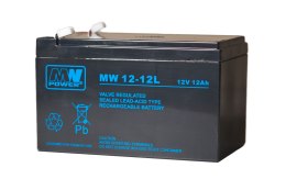 akumulator agm -mw-12ah-12V, źywotność 6-9 lat