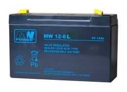 akumulator agm -mw-12ah-6V, źywotność 6-9 lat