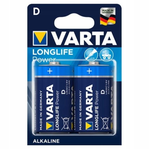 2x bateria alkaliczna varta longlife power lr20 d