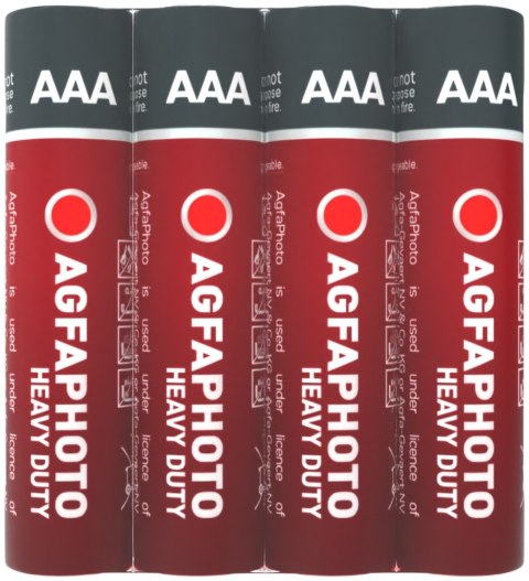 4x bateria agfaphoto cynkowa aaa r03 heavy duty