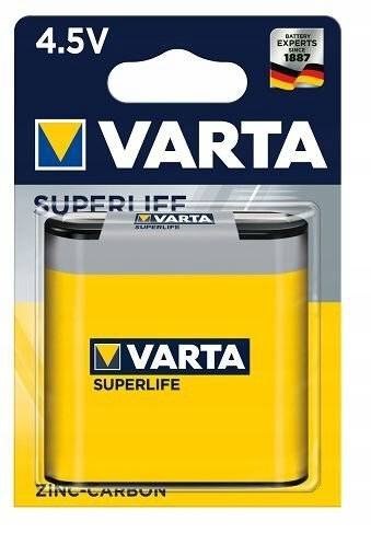 Bateria płaska varta superlife 3r12 4.5v zn/ca x1