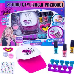 studio do paznokci salon suszarka brokat lakier xl